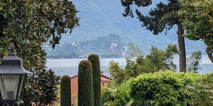 View of Lake Maggiore from Villa Margherita